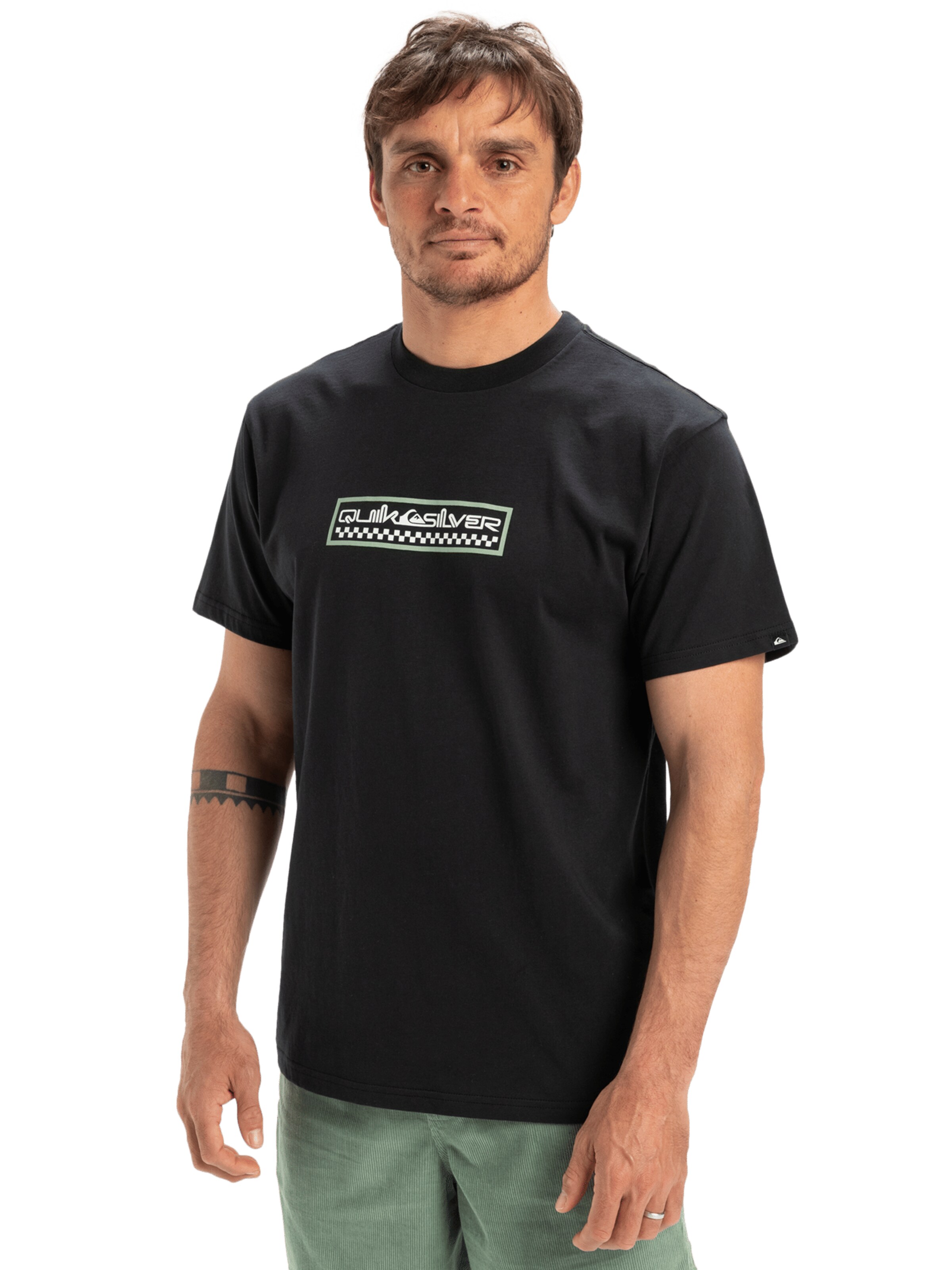 QUIKSILVER Shirt 'Ev Sun Dagger' in Black: front