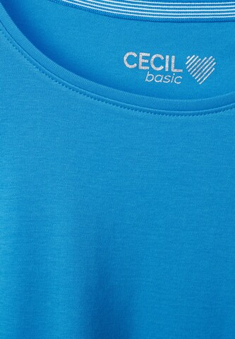 CECIL Tričko 'Lena' - Modrá