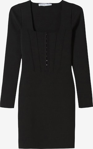 Bershka Kleid in Schwarz: predná strana