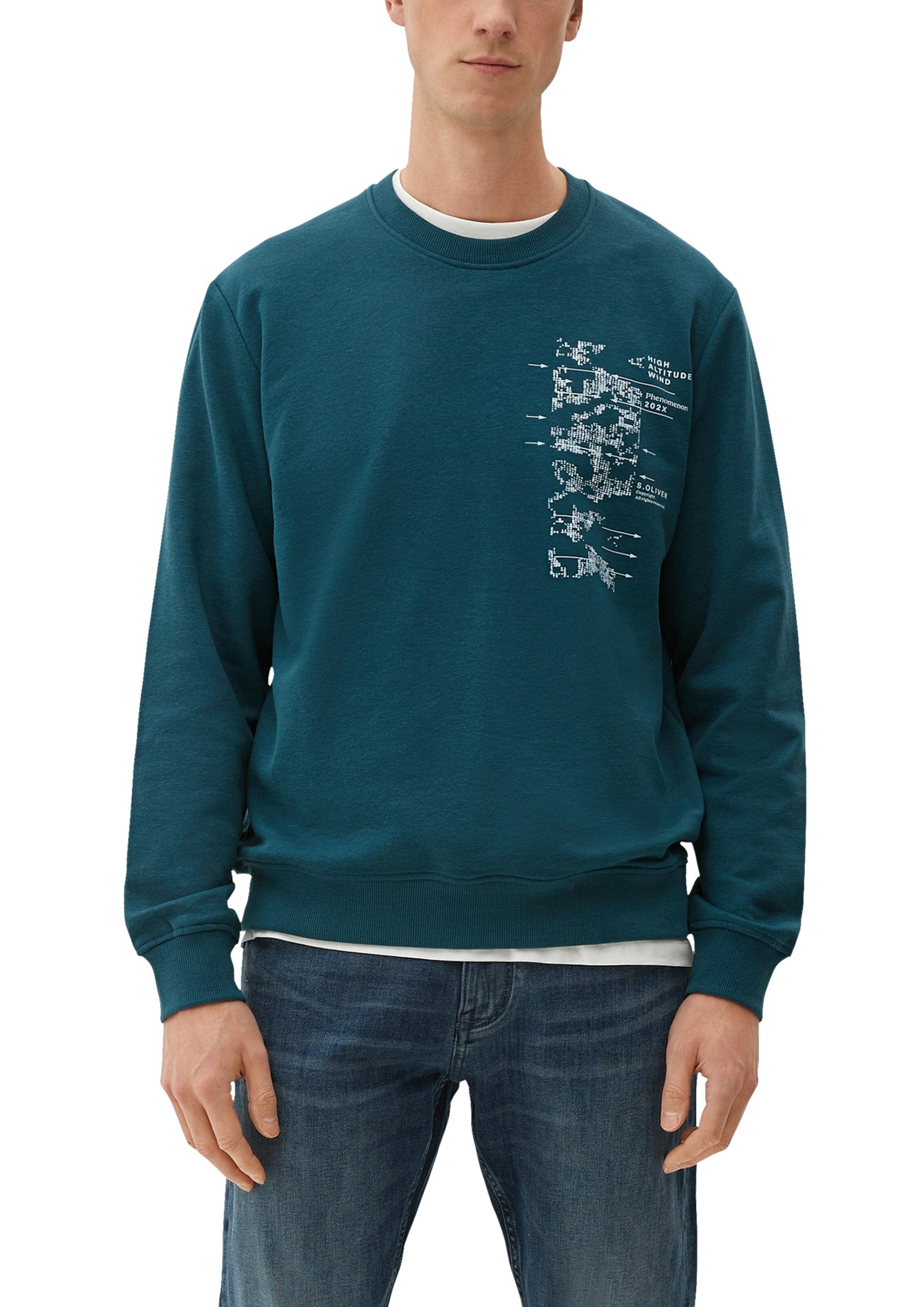s.Oliver Sweatshirt in Blauw