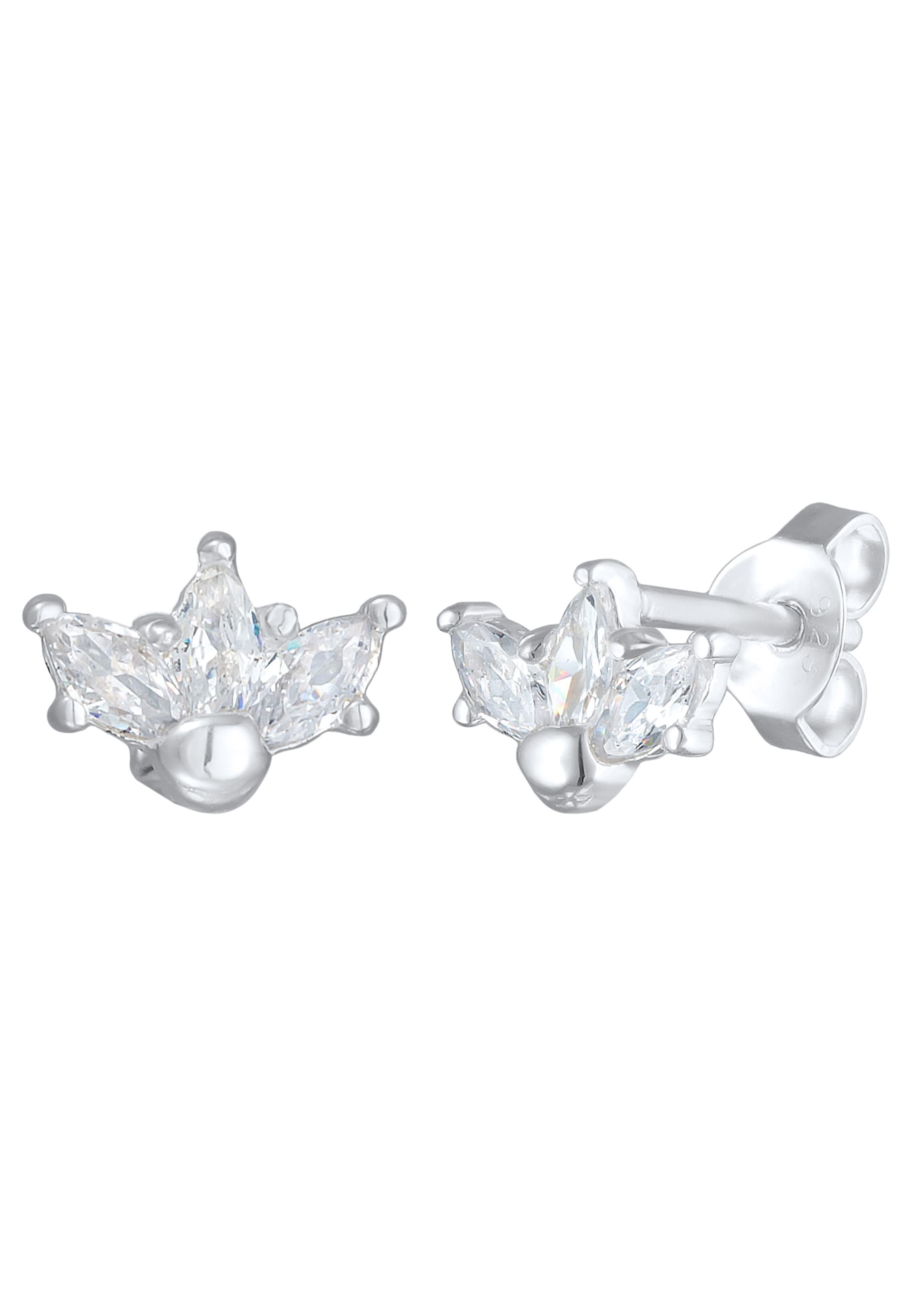 ELLI Earrings 'Krone' in Silver