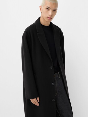 Bershka Between-Seasons Coat in Black