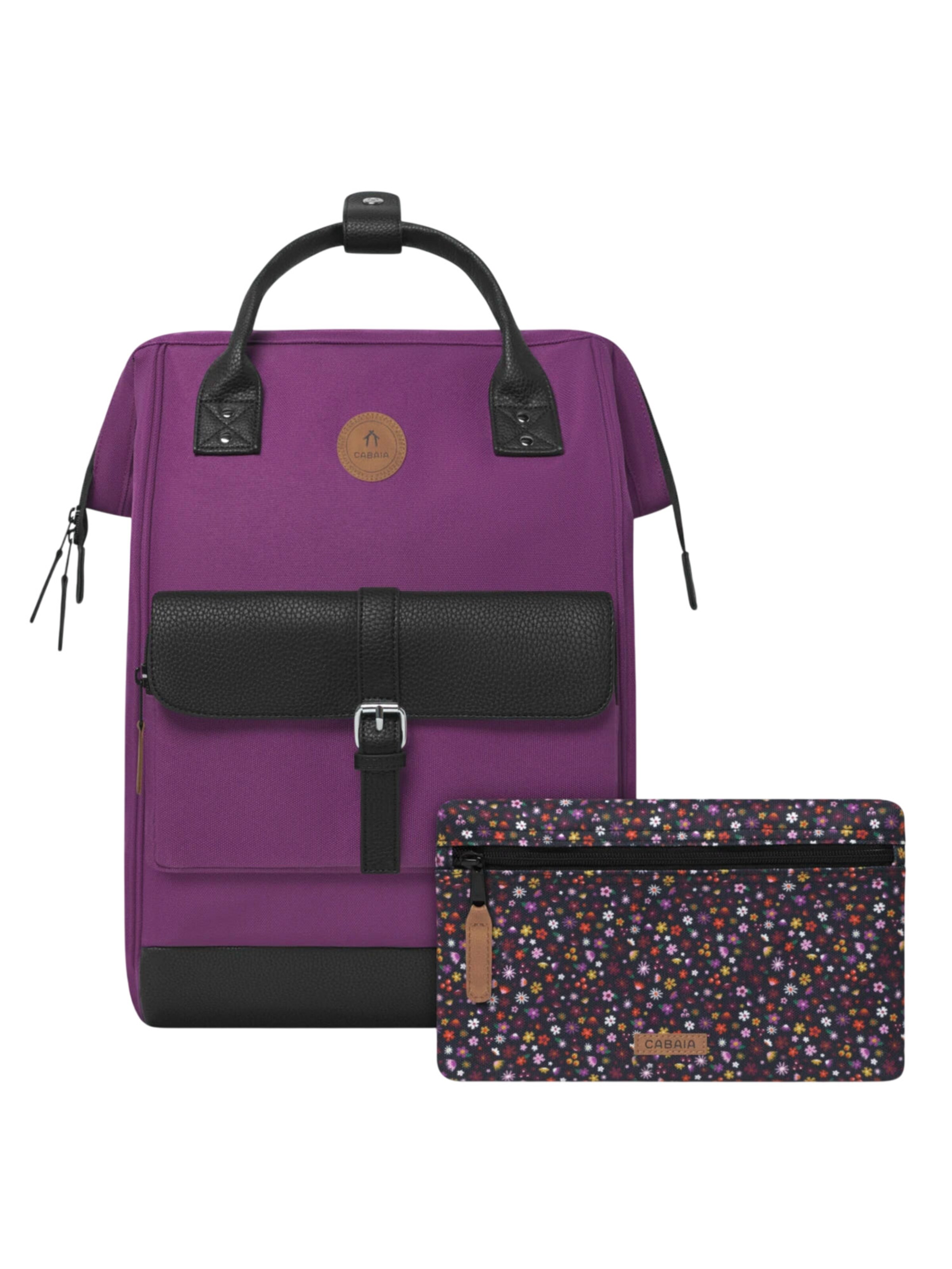 Cabaia Backpack 'Singapur L' in Purple: front