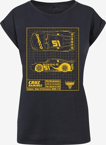 ABSOLUTE CULT T-Shirt 'Cars - Cruz Ramirez' in Schwarz: predná strana