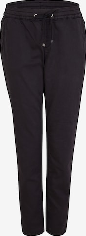 comma casual identity Regular Pants in Black: front