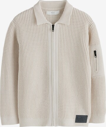 Next Strickjacke in Beige: Vorderseite
