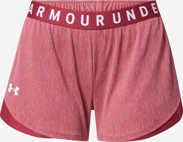 Pantaloni sport 'Play Up' de la UNDER ARMOUR pe roz: față