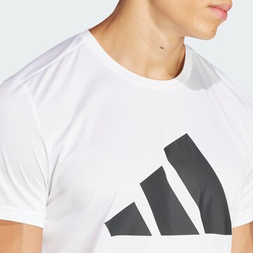 T-Shirt fonctionnel 'Run It' ADIDAS PERFORMANCE en blanc