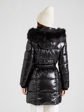 River Island Wintermantel in Zwart