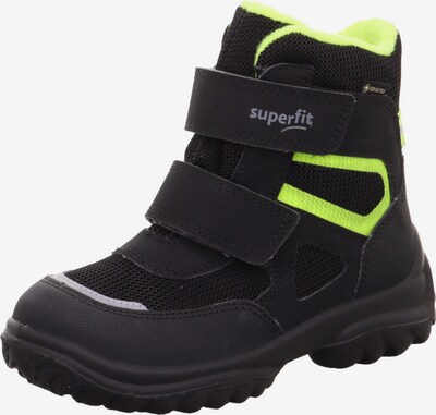 SUPERFIT Škornji za v sneg 'SNOWCAT' | neonsko zelena / črna barva, Prikaz izdelka