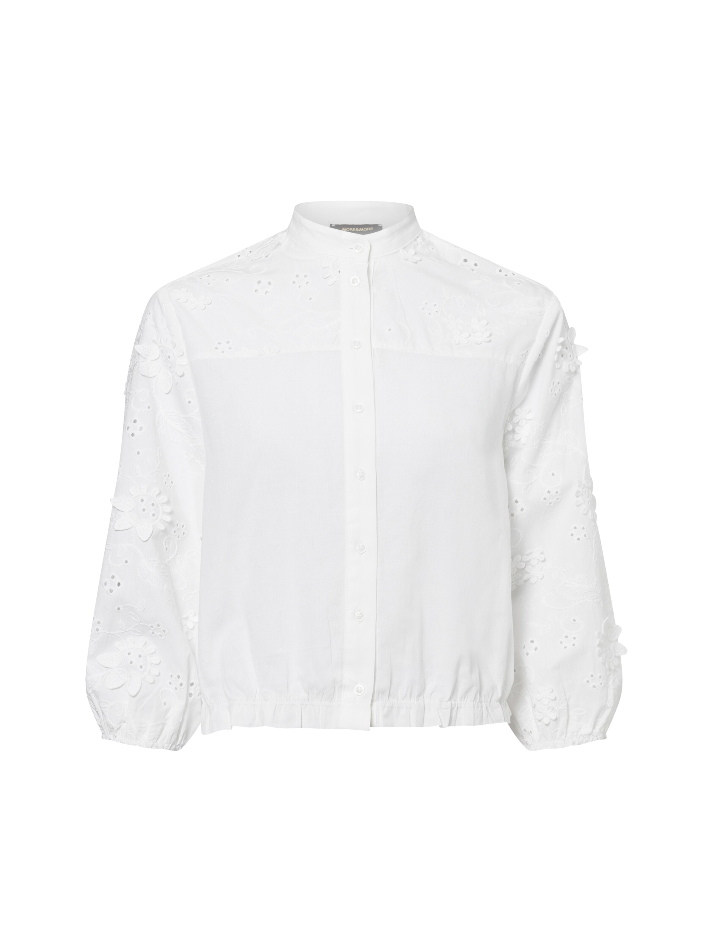MORE & MORE Blouse in Wit: voorkant