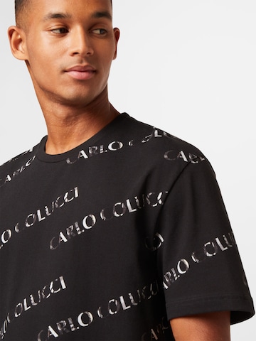 T-Shirt 'D'Aurelio' Carlo Colucci en noir