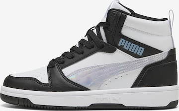 PUMA Sneaker 'Rebound V6 Mid Space Belle' in Schwarz: Vorderseite
