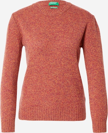 UNITED COLORS OF BENETTON Sweater in Orange: front