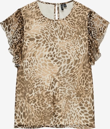 VERO MODA Halenka 'VMSMILLA' – hnědá: přední strana