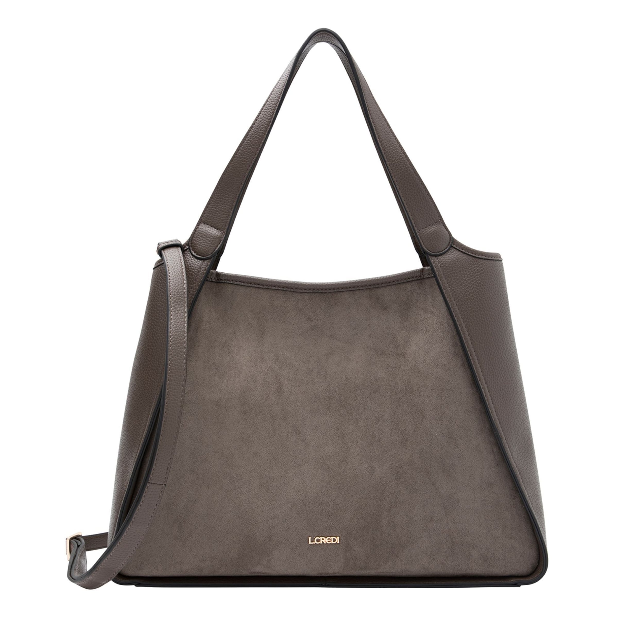 L.CREDI Shopper 'Pheline' in Grey: front