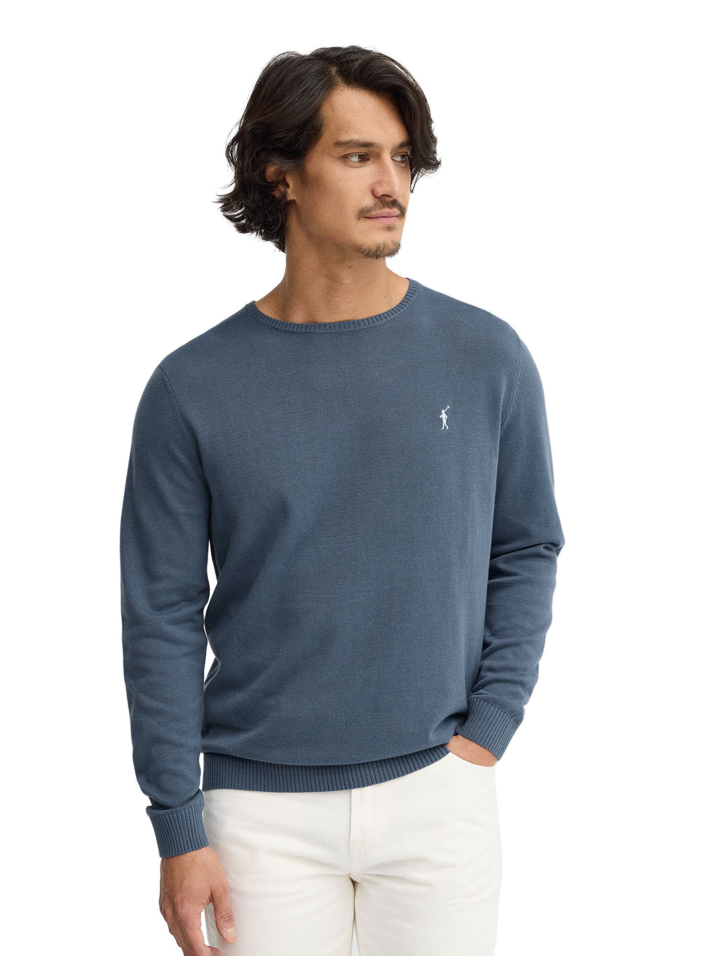 Polo Club Pullover 'Rigby' in Blau: Vorderseite