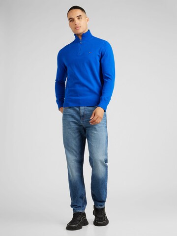 TOMMY HILFIGER Pullover in Blau