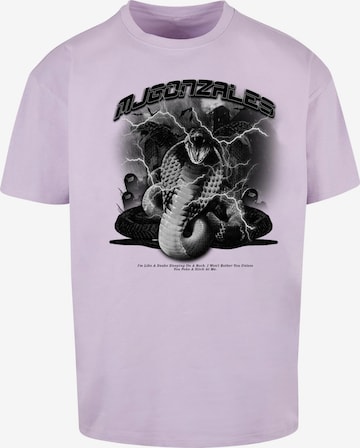 T-Shirt 'Toxic' MJ Gonzales en violet : devant