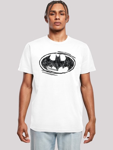 F4NT4STIC Shirt 'Batman' in White: front