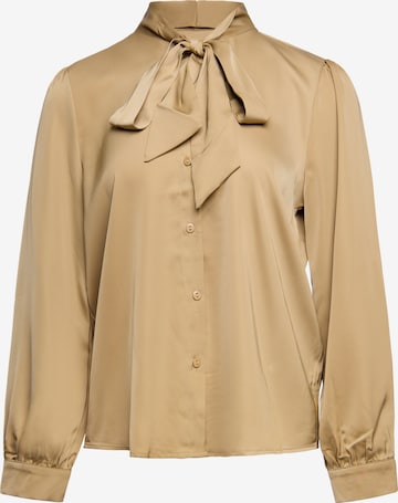 usha BLACK LABEL - Blusa 'Elegant Woman' en beige: frente