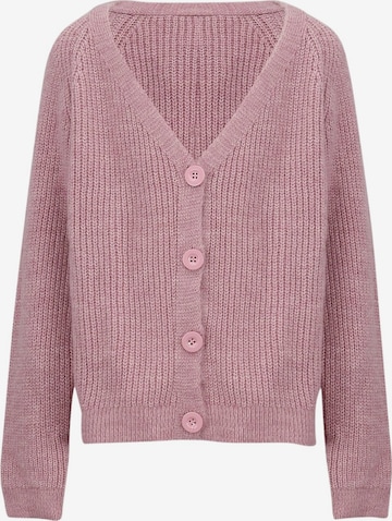 LTB Knit cardigan 'Sihopo' in Pink: front