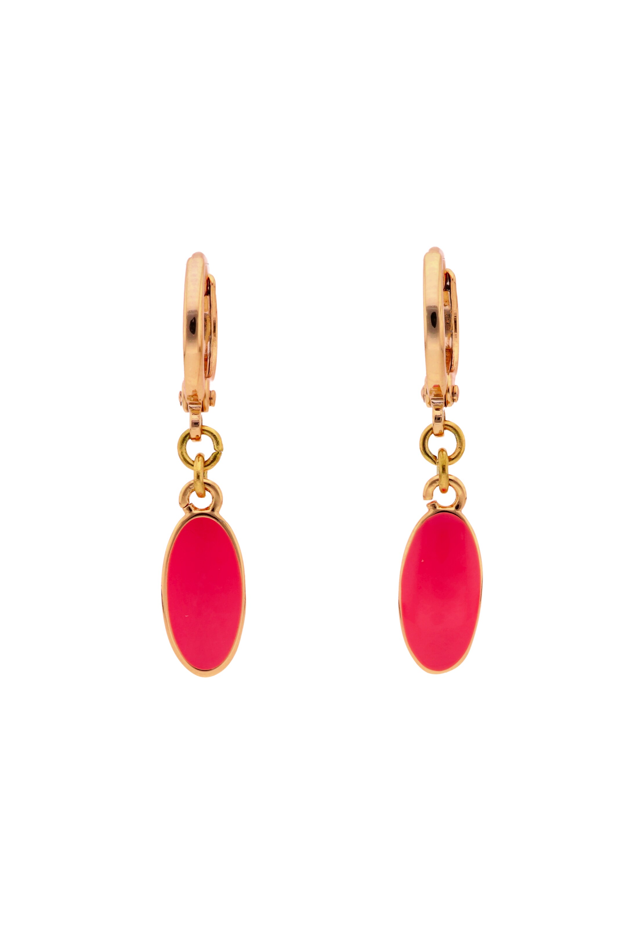 IZIA Ohrringe in Pink: Vorderseite