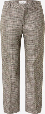 PULZ Jeans Flared Pants 'BINDY' in Brown: front