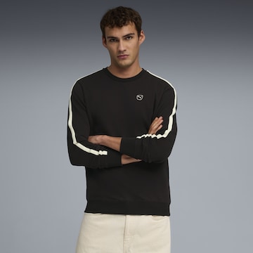 PUMA Sports sweatshirt 'Essentials' in Black: front