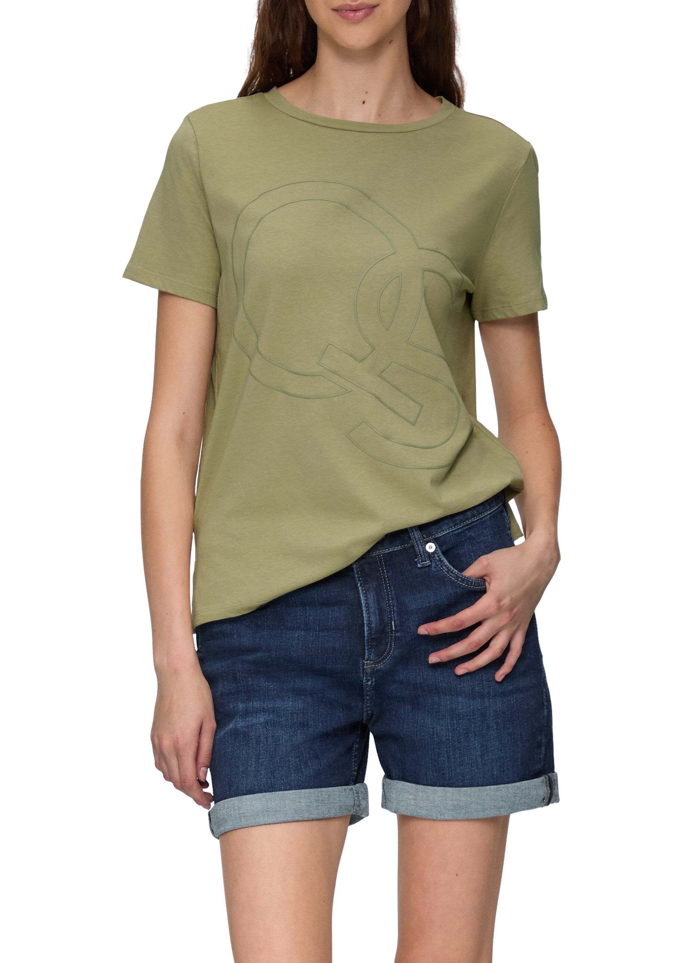 QS Majica | zelena barva: sprednja stran