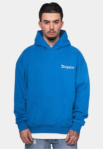 Felpa di Dropsize in blu: frontale