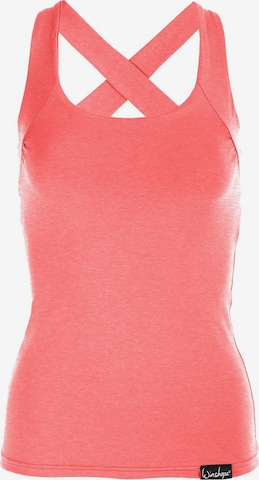 Winshape Sports Top 'WVR25' in Orange: front