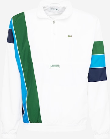 Lacoste Sport Training Jacket in White: front