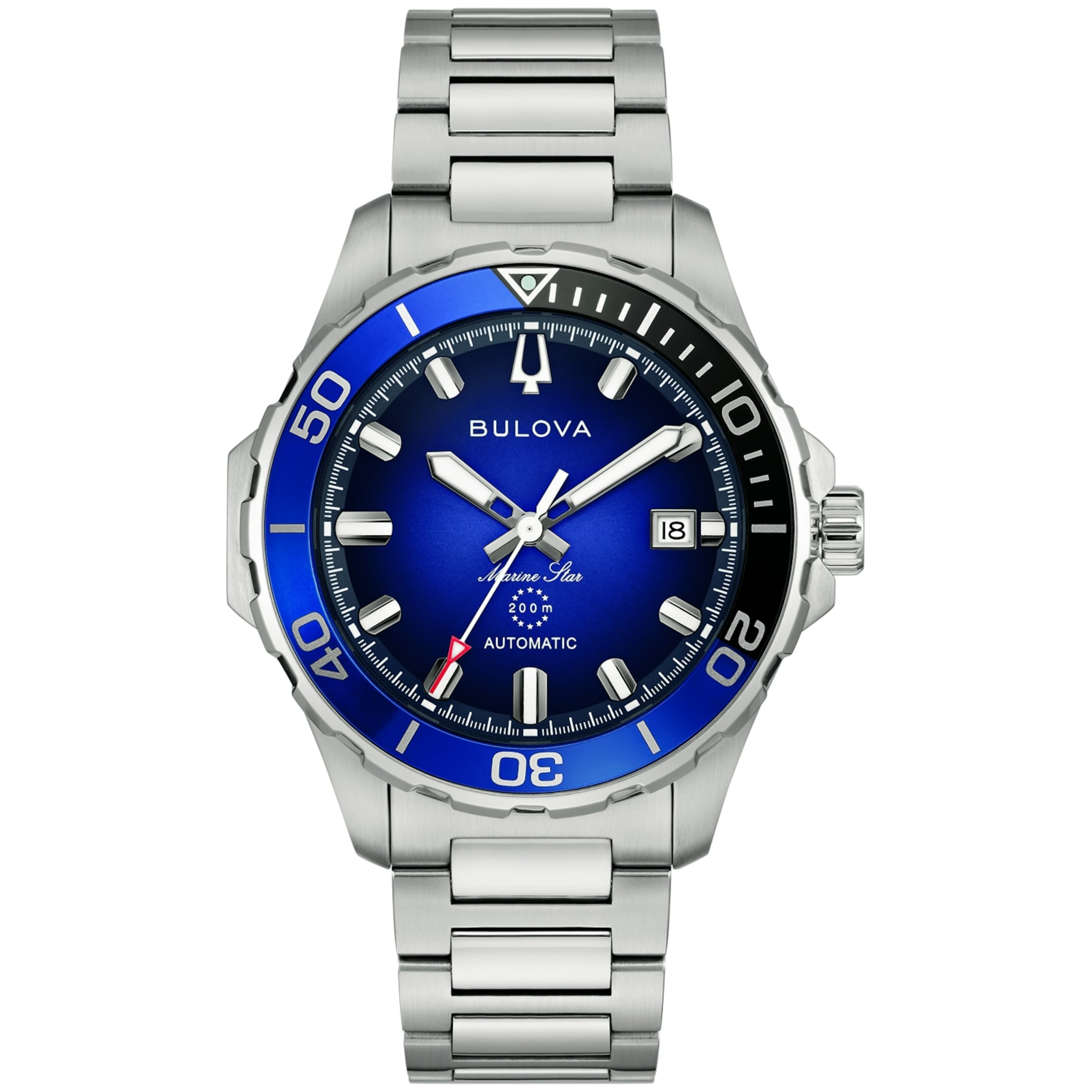 Bulova Analog Watch in Blue: front