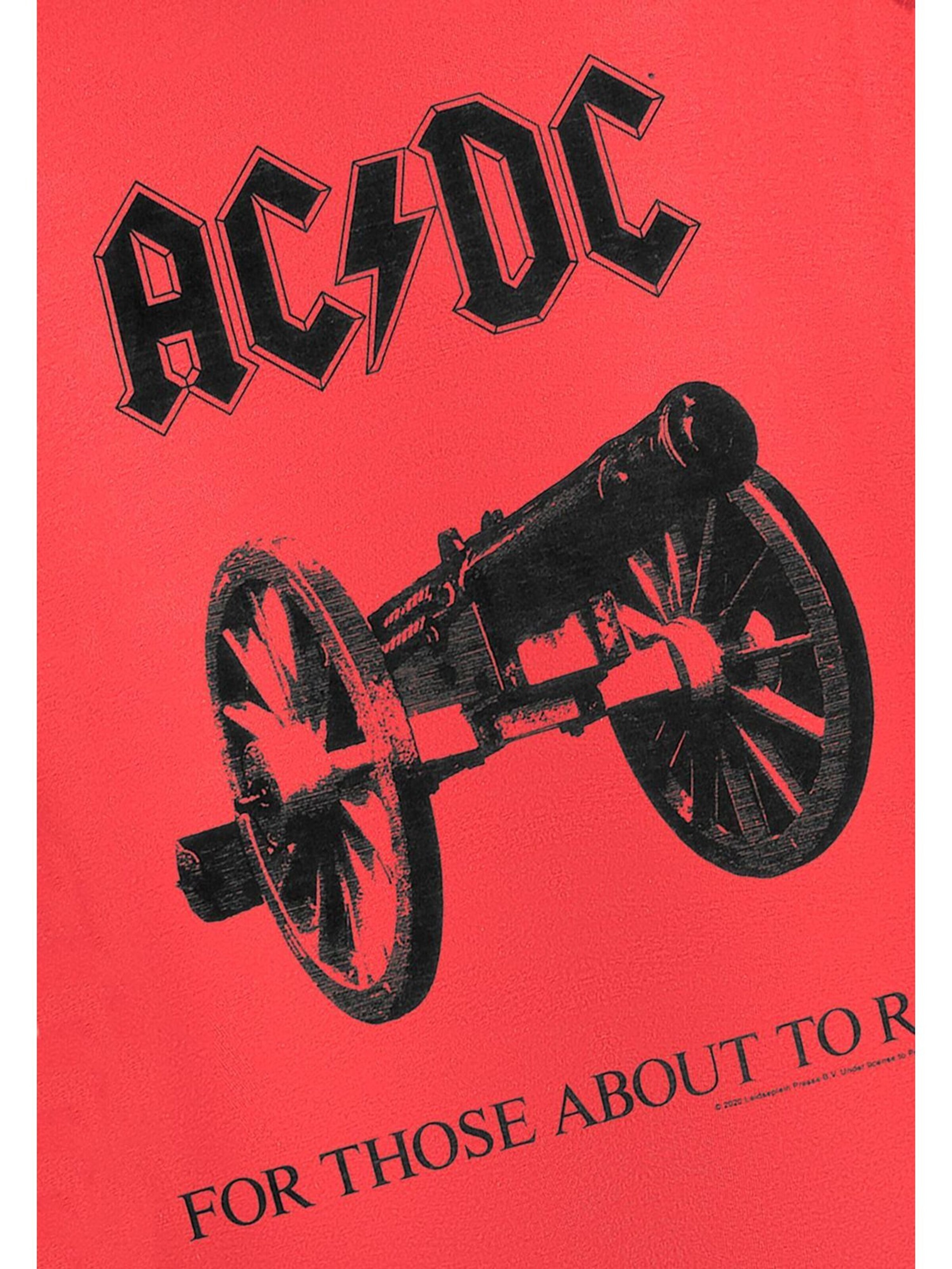 AC/DC Koszulka 'AC/DC  For Those about to rock  red mens t-shirt' w kolorze czerwony