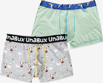 UNABUX Boxershorts 'WOOLHEAD' in Grau: predná strana