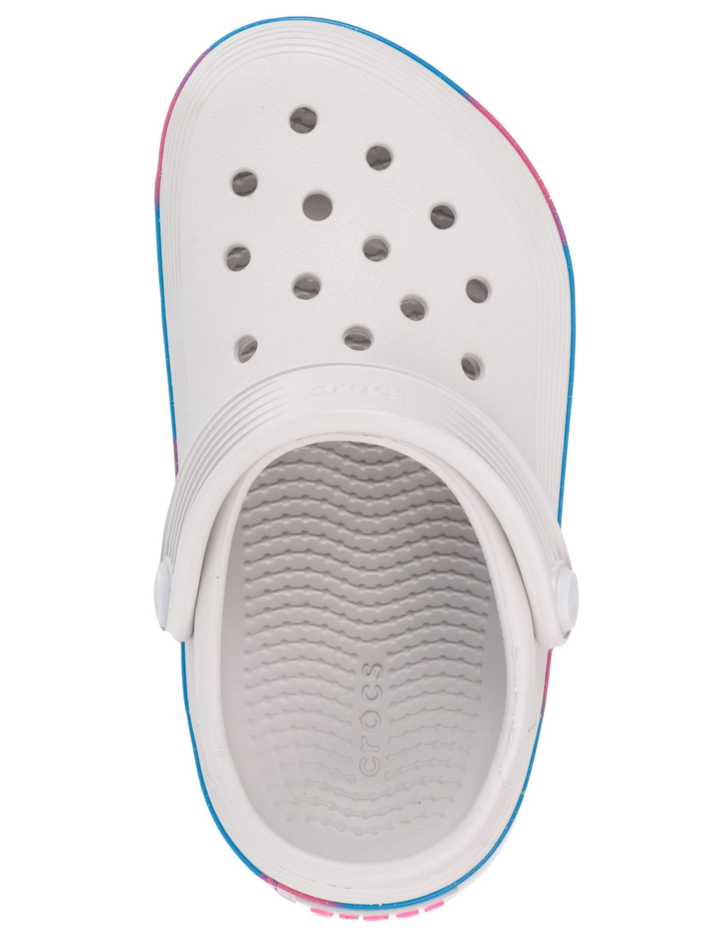 Crocs Sandalen 'Crocs Off Court Glitter Band Kids Clog' in Grijs