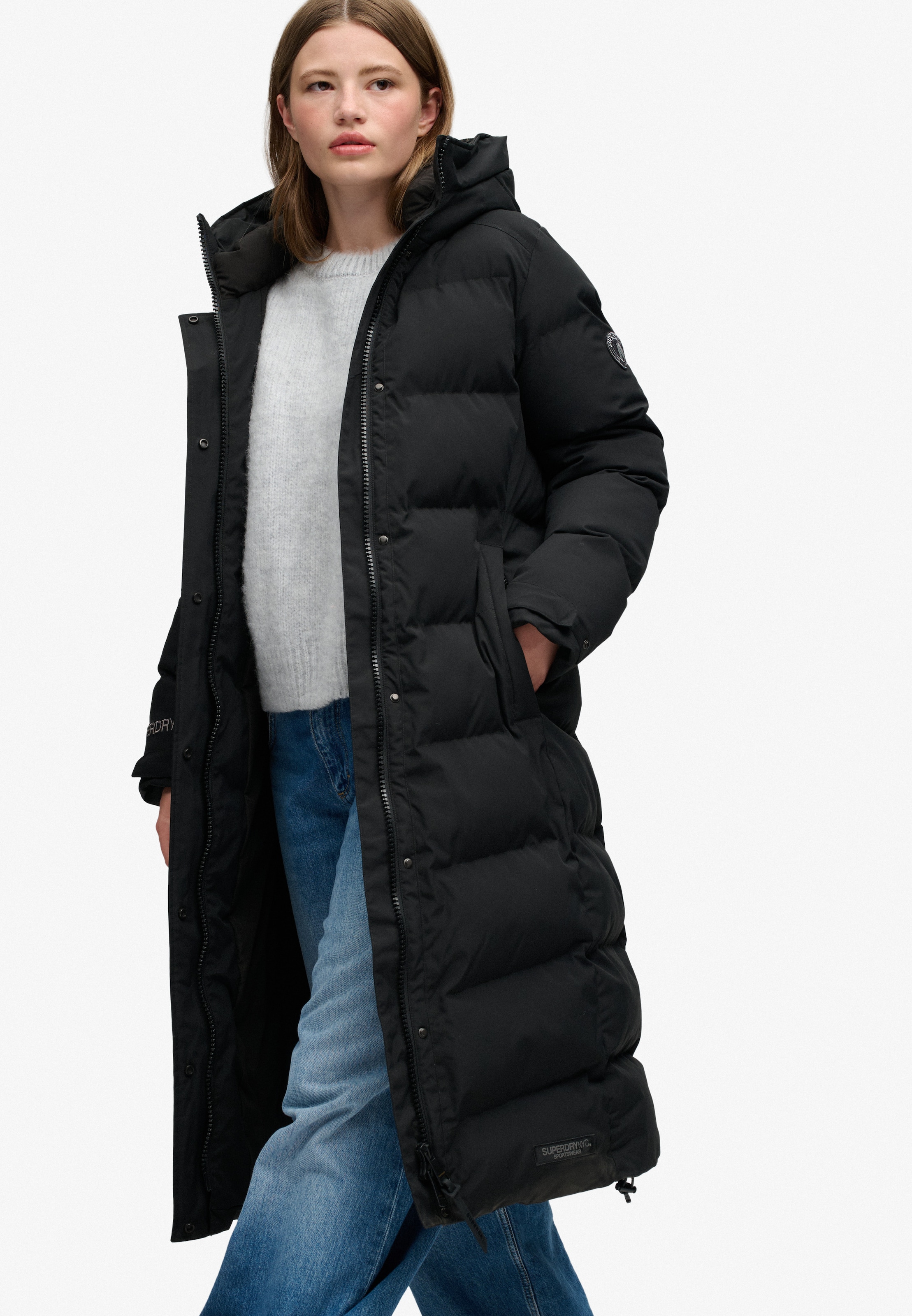 Manteau d’hiver Superdry & Co en noir