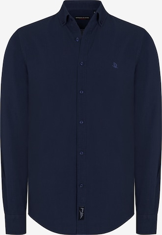 Giorgio di Mare - Camisa 'Mendy' em azul: frente