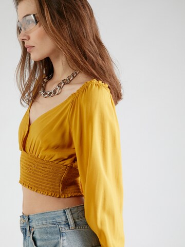 AÉROPOSTALE Blouse 'SWEETHEART' in Yellow