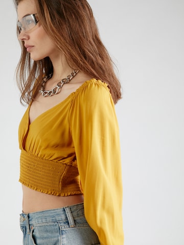 AÉROPOSTALE - Blusa 'SWEETHEART' em amarelo