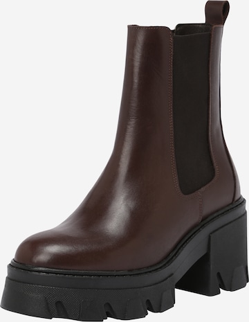 Karolina Kurkova Originals Chelsea Boots 'Cami' in Brown: front