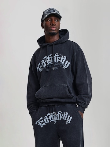 Ed Hardy Sweatshirt 'Gothic Dragon' in Schwarz: Vorderseite
