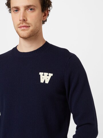 WOOD WOOD Pullover in Blau