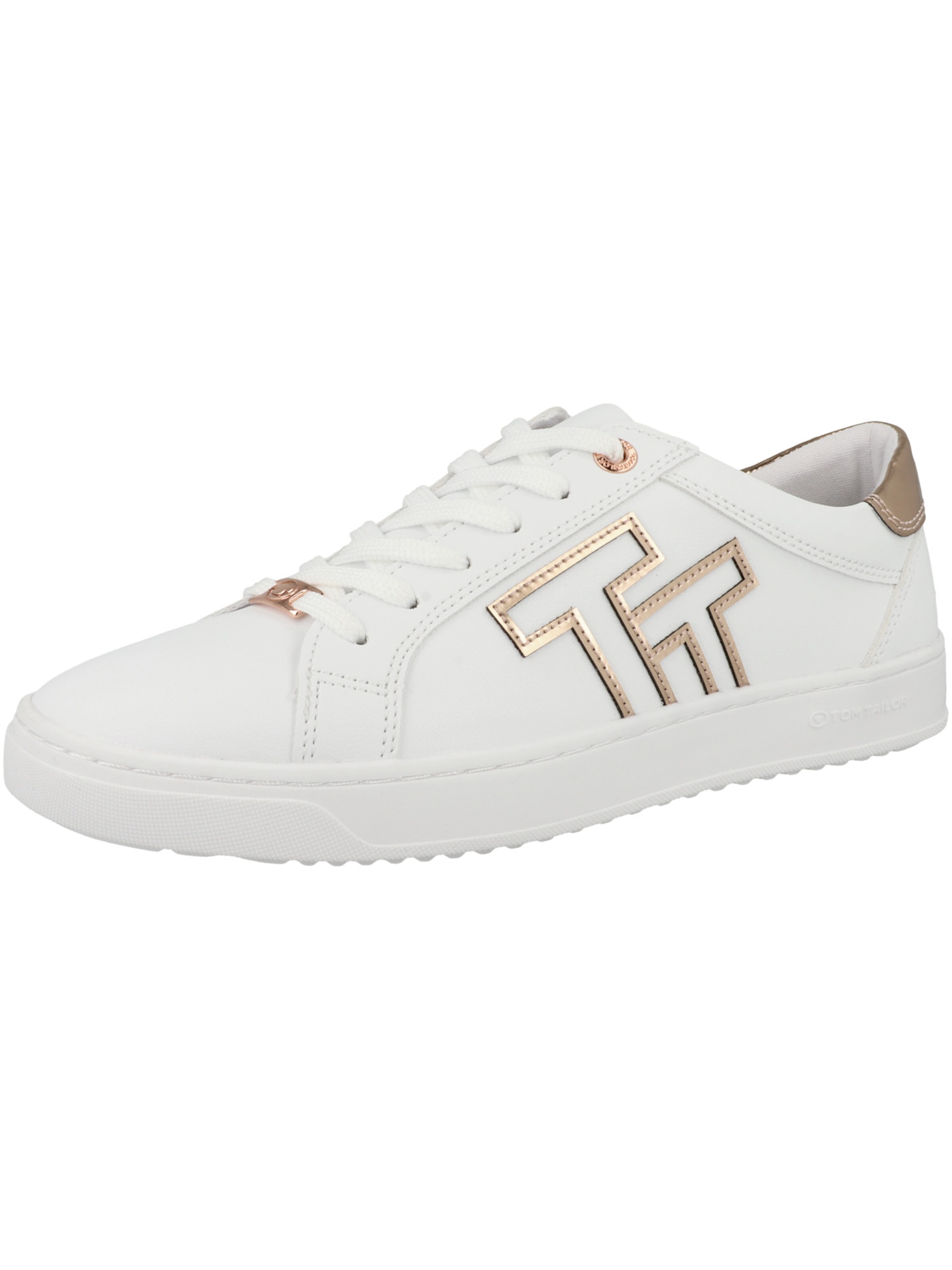 TOM TAILOR Sneaker in Weiß: Vorderseite
