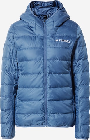 ADIDAS TERREX Outdoorjas in Blauw: voorkant