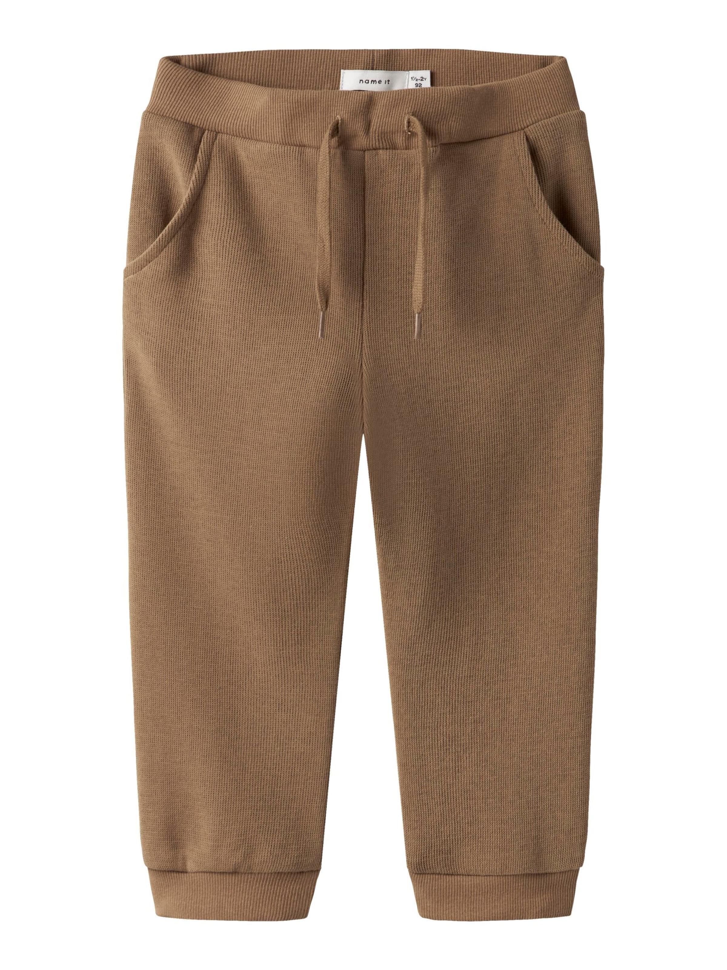 Tapered Pantaloni di NAME IT in marrone: frontale