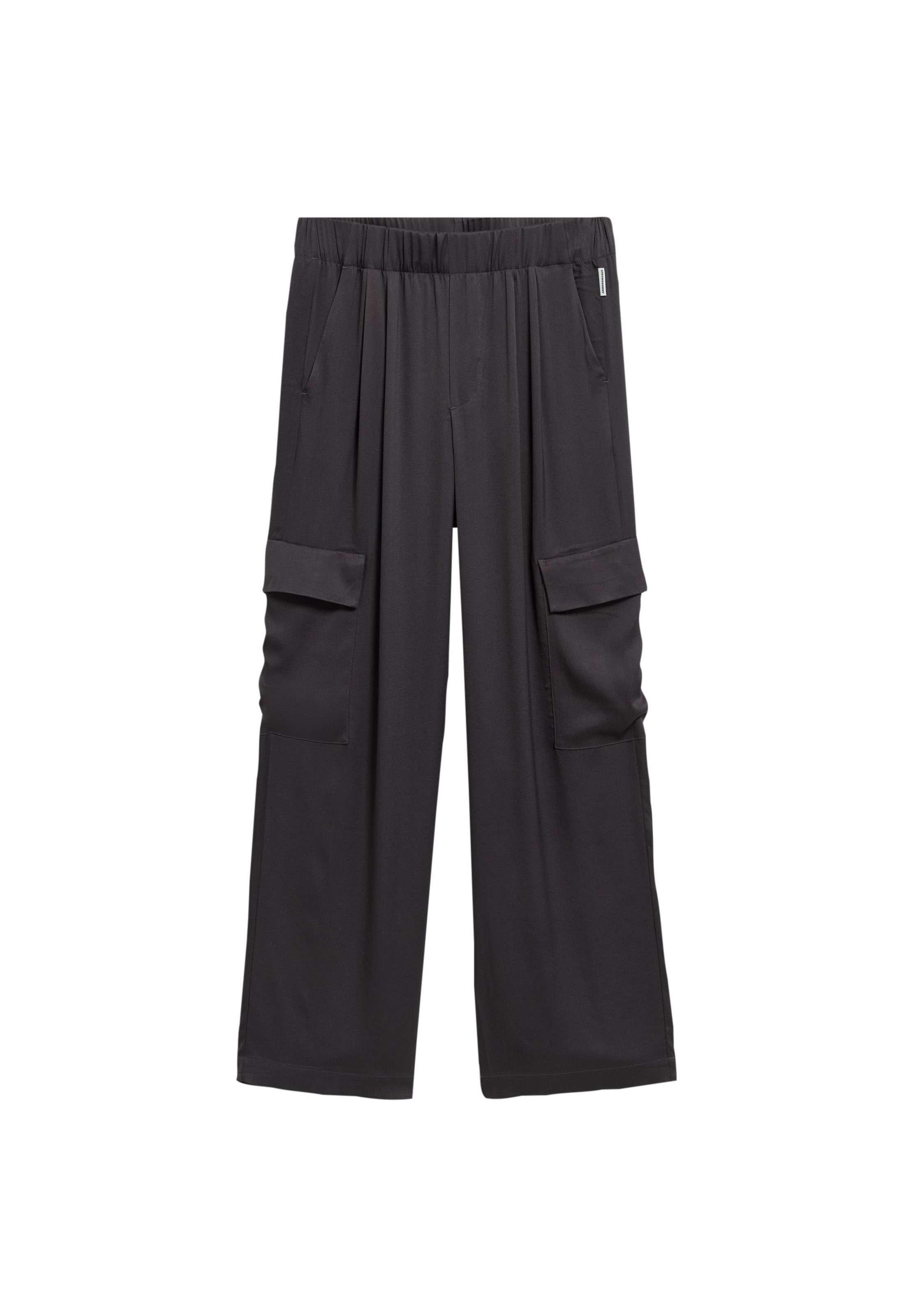 ARMEDANGELS Hose SATIN PULL ON in 40 in dunkelgrau, Produktansicht