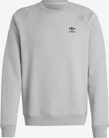 ADIDAS ORIGINALS Свитшот 'Trefoil Essentials' в Серый: спереди