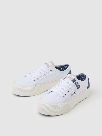 Pepe Jeans Platform trainers 'Ottis' in Blue